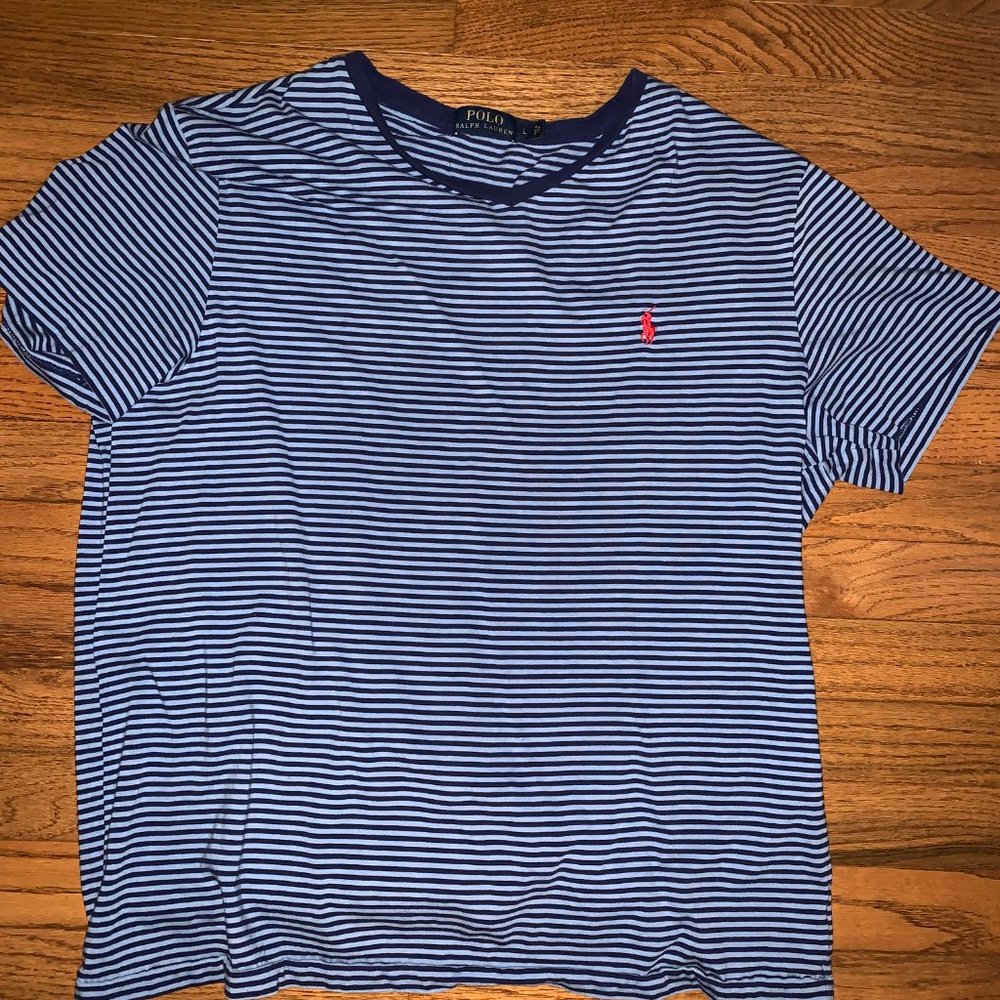 Ralph Lauren Striped V-neck T-Shirt